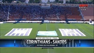 Melhores Momentos  Corinthians 1 x 2 Santos  Copa SP Futebol Júnior 2014  25012014 [upl. by Rosaleen]