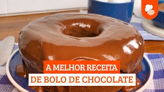 A melhor receita de bolo de chocolate â€” Receitas TudoGostoso [upl. by Sillek]