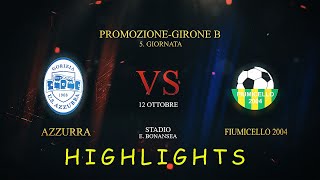 HIGHLIGHTS 5giornata AZZURRAFIUMICELLO 2004 00 [upl. by Aisyla275]