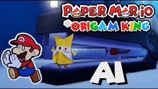 The Fanged Fastener but its continued by AI  Paper Mario The Origami King Music [upl. by Innavoj539]