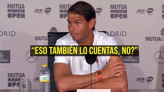 Cuando Rafa Nadal DESTROZÓ a una Reportera Feminista [upl. by Amsaj]