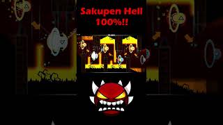 Geometry Dash 2206 Sakupen Hell 100 geometrydash shorts sakupenhell gaming games gd [upl. by Nangem]