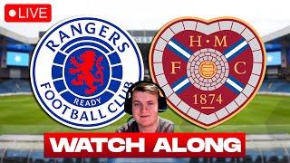 RANGERS v HEARTS Live Stream  Football Watch Along [upl. by Yt]