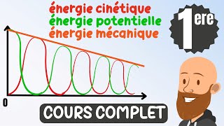 Études énergétiques en mécanique énergie cinétique mécanique  première spé physique chimie [upl. by Rehpitsirhc]