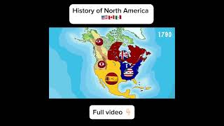 Countryballs  History of North America 2 history america ww2 usa countryballs countryball [upl. by Rahmann145]