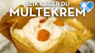 Multekrem oppskrift på en klassisk og enkel juledessert  TINE Kjøkken [upl. by Nanor]