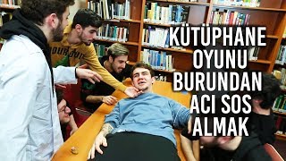 KÜTÜPHANE OYUNU BURUNDAN ACI SOS ALMAK [upl. by Odetta]