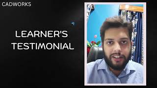 CADWORKS INDIA Pvt Ltd Review  LEARNER’S Review [upl. by Aitekram]