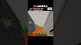 Playing Parkour Minecraft Day  14 shortvideo short shortslive minecraft [upl. by Sajet]