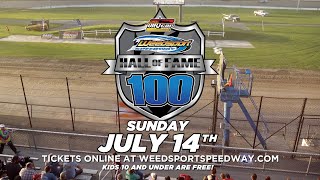 Weedsport Speedway  Hall of Fame 100  July 14 2024 [upl. by Aihseyn]