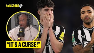 Kieron Dyer BELIEVES Newcastle Is quotCURSEDquot For NOT Winning A Trophy In So LONG👀😬 [upl. by Htaeh]