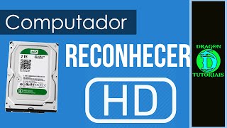 Como fazer seu HD acima de 2TB ser reconhecido no sistema  Dragon Tutoriais [upl. by Saber833]