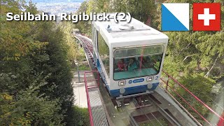 Seilbahn Rigiblick 2 October 2024 4K swizerland cablecar zürich [upl. by Surat]