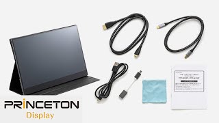 PRiNCETON PTFM156T 156型フルHDタッチ機能付きモバイルディスプレイレビュー [upl. by Enyawal3]