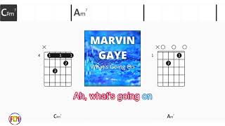 MARVIN GAYE Whats Going On FCN GUITAR CHORDS amp LYRICS [upl. by Iniretake]