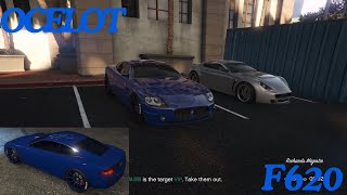 GTA ONLINE Ocelot F620 Upgrade and Lap Time [upl. by Ainaled]