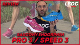 ¡2x1 Review Saucony Endorphin PRO 3 y Endorphin Speed 3 [upl. by Katlin]