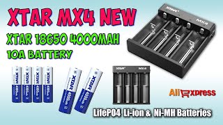 XTAR MX4 New XTAR 18650 4000mAh ♦ Обзор замеры Full review [upl. by Hartwell927]