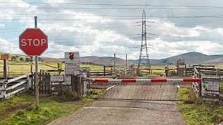 Bodsbury Level Crossing South Lanarkshire [upl. by Anaeerb]