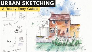 Discover the joy of urban sketching Stepbystep tutorial for absolute beginners [upl. by Ycart]