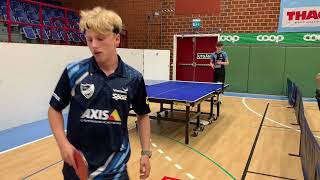 Malte Nilsson vs Hampus Törnkvist  Herrar 20  quarter finals  Sweden GP Kristianstad Open 2024 [upl. by Libenson]