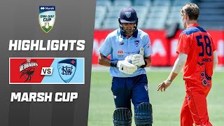 South Australia v NSW  Marsh OneDay Cup 202324 [upl. by Ainehta]