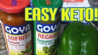 💙 Goya Recipe Keto Sofrito amp Recaito  Turkey Tacos amp Stuffed Peppers 💙 [upl. by Hnah]