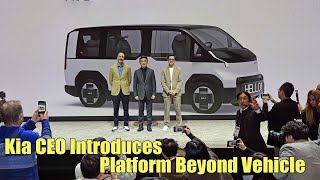 Kia CEO Ambitious Plan Kia Unveils Electric Vehicles on PBV Platform in 2025 [upl. by Annairdna]