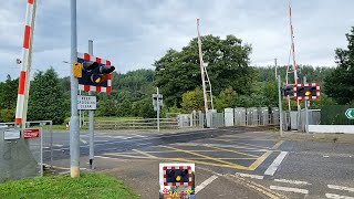 St Blazey Bridge Level Crossing Cornwall [upl. by Dulcia851]