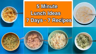 7 Days Lunch Recipes For 1 to 2 Year Baby  1 to 2 year Baby food Recipes  8 Month Baby Food [upl. by Yhtir]