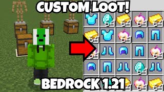 EASY chest randomizer  Minecraft Bedrock 121 [upl. by Eng136]