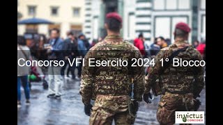 Concorso 6200 VFI Esercito 2024  1° Blocco [upl. by Ambler]