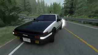 AE86 Drift  Initial Unity cinematic [upl. by Orag344]