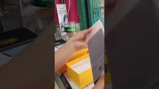 Realme C63 Biru Kulit unboxing smartphone shortvideo shorts [upl. by Noelyn377]