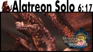 MH3U  Village Alatreon Solo 617 LBG [upl. by Nairde785]