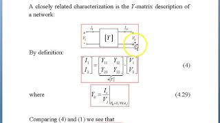 L14 Impedance and Admittance Matrices [upl. by Desdee]