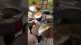 Drumming with joyonfireband at the Lambertville Porchfest groovedrumming drummer drums [upl. by Kcam]