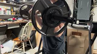 Ez bar reverse curls 40lbs for 15 [upl. by Firman]