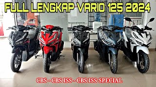 REVIEW VARIO 125 TERBARU 2024 LENGKAP DENGAN PILIHAN WARNA 🔥 [upl. by Connett384]