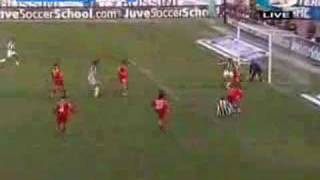 Del Pieros FANTASTIC Goal Against Siena 20042005 [upl. by Tterraj]