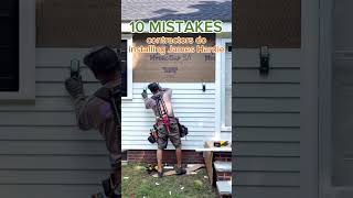 10 common mistakes when installing James Hardie siding siding contractor geckogauge pactool [upl. by Attenrev]