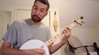 Strumming Patters Lesson for the Tenor Banjo [upl. by Aicineohp]