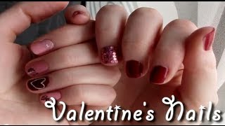 Valentines Nails  Nageldesign zum Valentinstag [upl. by Ybroc]