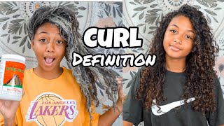 I Used The Aztec Clay Mask On My Curly Hair  Curly Hair Routine [upl. by Idisahc]