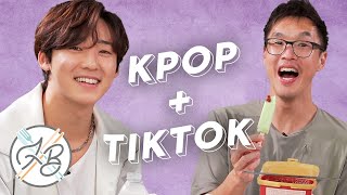 Kevin Woo enjoys crazy TikTok food  Lunch Break [upl. by Egres]