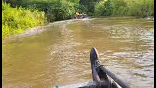 Creek riding in Alabama in mud boats [upl. by Mada237]