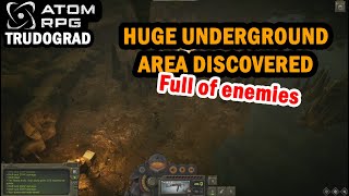 Huge hidden underground dungeon area under the city with quests and mutants  Atom RPG Trudograd 09 [upl. by Nabatse403]