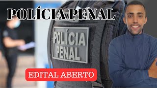 POLÍCIA PENALPR  EDITAL ABERTO [upl. by Ecnedac]