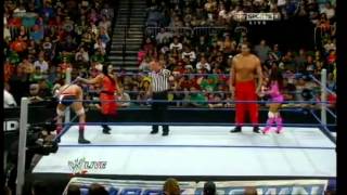 The Great Khali amp Layla vs Antonio Cesaro amp Aksana  SmackDown 372012 [upl. by Brunhilde53]