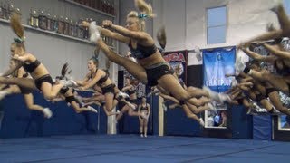 Cheer Extreme Senior Elite 2013 WORLDS final practice [upl. by Ikcir]